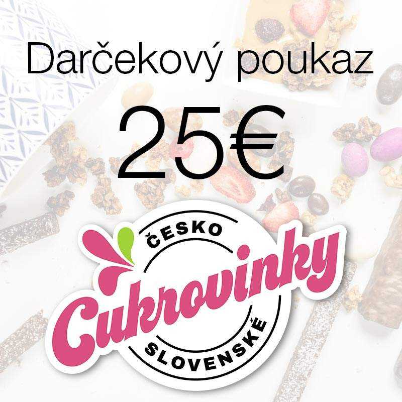 DARČEKOVÝ POUKAZ 25 €