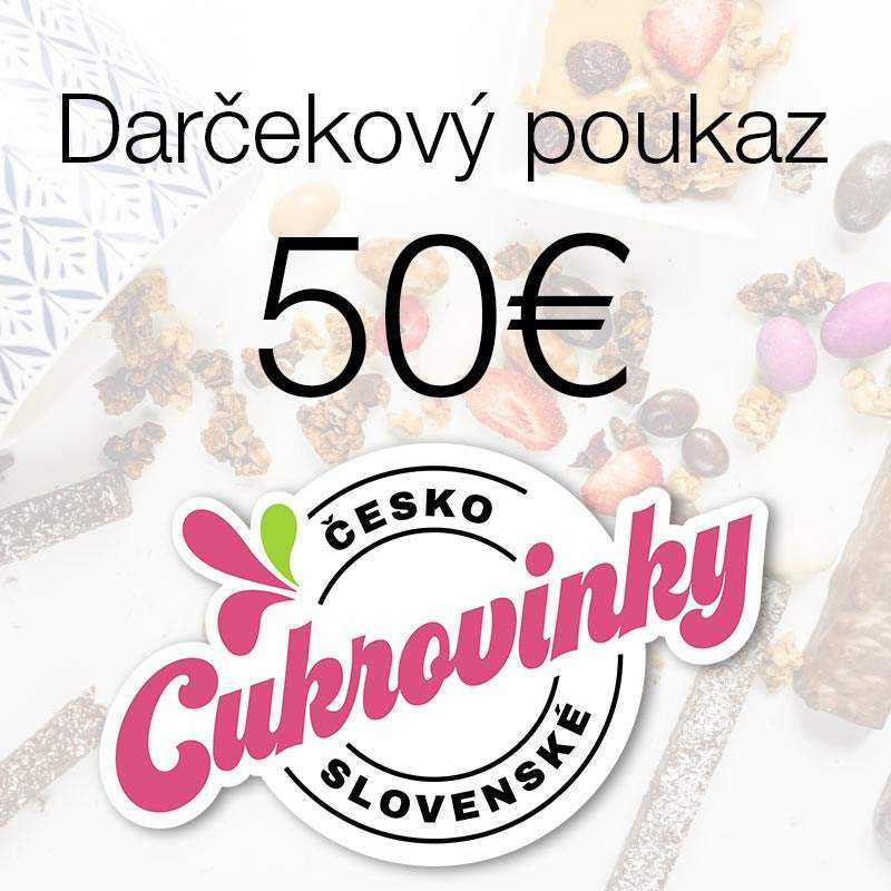 DARČEKOVÝ POUKAZ 50 €