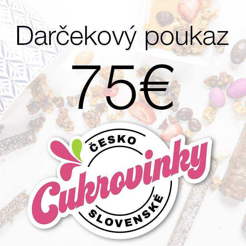 DARČEKOVÝ POUKAZ 75 €